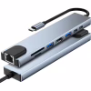 Концентратор Dynamode USB-C 8-in-1 HDMI 4K30Hz + 1xRJ45 + 1xUSB 3.0 + 1xUSB 2.0 + 1xUSB-C PD (BYL-2017L) - Image 6