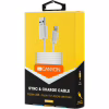Дата кабель USB 2.0 AM to Lightning 1.0m White Canyon (CNE-CFI1W) - Image 2