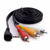Кабель мультимедийный 3.5mm M to 3xRCA M 1.5m 90° corner Extradigital (KBV1732) - Image 2