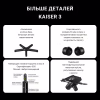 Кресло игровое Anda Seat Kaiser 3 Fabric Size XL Grey (AD12YDC-XL-01-G-PV/F) - Image 12