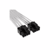 Кабель питания video power 12+4pin PCIe Gen 5 12VHPWR 600W white Corsair (CP-8920332) - Image 2