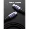 Дата кабель USB-C to USB-C 2.0m 240W space gray Ugreen (90440) - Image 5