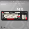 Клавіатура Ajazz AF98 Plus Wireless/Bluetooth/USB UA Black/White/Red (AF98-PLUS-BSR) - Image 8