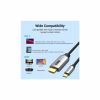 Кабель мультимедійний USB-C to HDMI M 2.0m V2.0 4K 60Hz black Vention (CRBBH) - Image 6