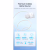 Наушники Vention Echo Lite 3.5mm In-Ear Wired White (GBAWAV) - Image 9