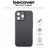 Чехол для мобильного телефона BeCover Carbonite Case MagSafe Apple iPhone 16 Pro Max Black (712069) - Image 4