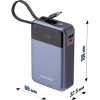 Батарея універсальна Canyon 20000mAh OnPower 600 PD/65W built-in cable Dark Grey (CNS-CPB600DG) - Image 7