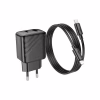Зарядное устройство HOCO CS23A USB-C PD30W + 1xUSB QC3.0 + cable USB-C to Lightning black (6942007609951) - Image 6