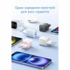 Зарядний пристрій Vention 1xUSB-C PD30W + 1xUSB QC3.0 30W GaN white (FEQW0-EU) - Image 9