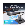 Зарядний пристрій Vention USB-C PD20W GaN gray (FEVH0-EU) - Image 6