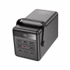 Батарея універсальна HOCO 100000mAh Endure 22.5W PD, QC, LED Lamp, Black (DB03 / 714721) - Image 5
