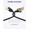 Патч-корд 3м, F/FTP cat 7 RJ-45 black Ugreen (U_11270) - Image 2