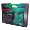 Набір інструментів Toptul автомобільний 1/4", 1/2" 108од. (6-гр.) (GCAI108R) - Image 4