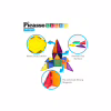 Конструктор Picasso магнитный Tiles Magnetic Building Blocks 101 деталь (817338022402) - Image 5