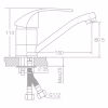 Змішувач TAU SM-2B144C (9843120) - Image 2