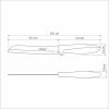 Кухонний ніж Tramontina Plenus Light Grey Bread 178 мм (23422/137) - Image 3