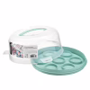 Тортівниця Ardesto Tasty baking, 28х14.5см, пластик, блакитний (AR2328TPM) - Image 2