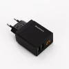 Мережевий зарядний пристрій REDDAX RDX-030 Dual USB (12 W, 2.4 A, 2 порти), Black - Image 2