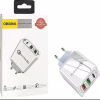 Сетевое зарядное устройство 2.4A 20W QC3.0 USB Fast Charger 3.0 + USB 2.4A + PD 2.1A White - Image 2