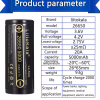 Аккумулятор LiitoKala 26650 50A-JT Li-ion 5000mAh - Image 2