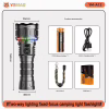 Ручной фонарь YEMAO YM-A12 12XTE+RGB, 1x21700, ЗУ Type-C - Image 2
