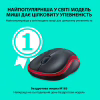 Мышка Logitech M185 red (910-002240) - Image 2