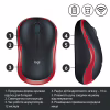 Мышка Logitech M185 red (910-002240) - Image 4