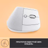 Мышка Logitech Lift Vertical Ergonomic Wireless/Bluetooth White (910-006475) - Image 5