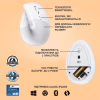 Мишка Logitech Lift Vertical Ergonomic Wireless/Bluetooth White (910-006475) - Image 6