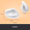 Мышка Logitech Lift Vertical Ergonomic Wireless/Bluetooth White (910-006475) - Image 9