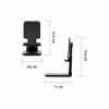 Подставка для планшета Dynamode smartphones/tablets 4-13 inches (Phone Stand black) - Image 11