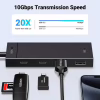 Концентратор Ugreen USB-C to 2xUSB 3.2 Gen2 + 2xUSB-C 3.2 Gen2 10Gbps CM806 black (35583) - Image 2