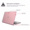 Чехол для ноутбука Armorstandart 13.6" MacBook Air M4/M3/M2 (A3240/A3113/A2681) Pink Matte Shell (ARM80471) - Image 2