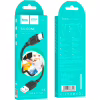 Дата кабель USB 2.0 AM to USB-C 1.0m Cool silicone X90 black HOCO (6931474788443) - Image 5