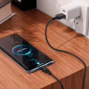 Дата кабель USB 2.0 AM to USB-C 1.0m Cool silicone X90 black HOCO (6931474788443) - Image 6