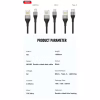 Дата кабель USB 2.0 AM to Lightning 1.0m 2.4A double-side grey XO (NB188-L-1-GR) - Image 4