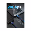 Дата кабель USB-C to USB-C 2.0m 100W USB3.1 20Gbps 4K60Hz Cabletime (CA914234) - Image 4