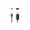 Кабель мультимедийный USB-C to HDMI M 2.0m 4K 60Hz black Vention (CRIBH) - Image 2