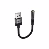 Переходник USB AM to 3.5mm F 0.15m black Acefast (6974316285298) - Image 2