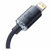 Дата кабель USB-C to Lightning 2.0m 20W Crystal Shine Series black Baseus (CAJY000301) - Image 2