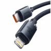Дата кабель USB-C to Lightning 2.0m 20W Crystal Shine Series black Baseus (CAJY000301) - Image 3