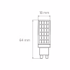 Лампочка Eurolamp LED G9 6W 600Lm 4000K (LED-G9-0640(220)) - Image 3