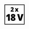 Набор аккумулятор + зарядное устройство Einhell 18V 2x4.0Ah Twincharger Kit (4512112) - Image 5