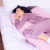 Подушка MirSon для вагітних і відпочинку Satin Stripe №8026 U-подібна Pink (2200006178644) - Image 3