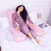 Подушка MirSon для вагітних і відпочинку Satin Stripe №8026 U-подібна Pink (2200006178644) - Image 6
