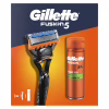 Набір косметики Gillette Fusion5 Станок для гоління чоловічий (бритва) з 1 змінним картриджем + Гель для гоління 200 мл (8700216534048) - Image 2