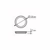 Светильник Eurolamp LED Glass Downlight 6W 500Lm 4000K (LED-DLR-6/4(glass)) - Image 3