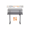 Компьютерный стол ITechMount с регулируемой высотой MT12BB черный (MT12BB) - Image 7
