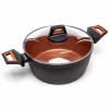 Кастрюля Hölmer кована з кришкою CR-1325-SBMCL Carrot 2,5 л (CR-1325-SBMCL Carrot) - Image 3