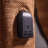 Сумка Vintage Мужская через плечо с USB кабелем текстильная Коричневая (21222) - Image 9